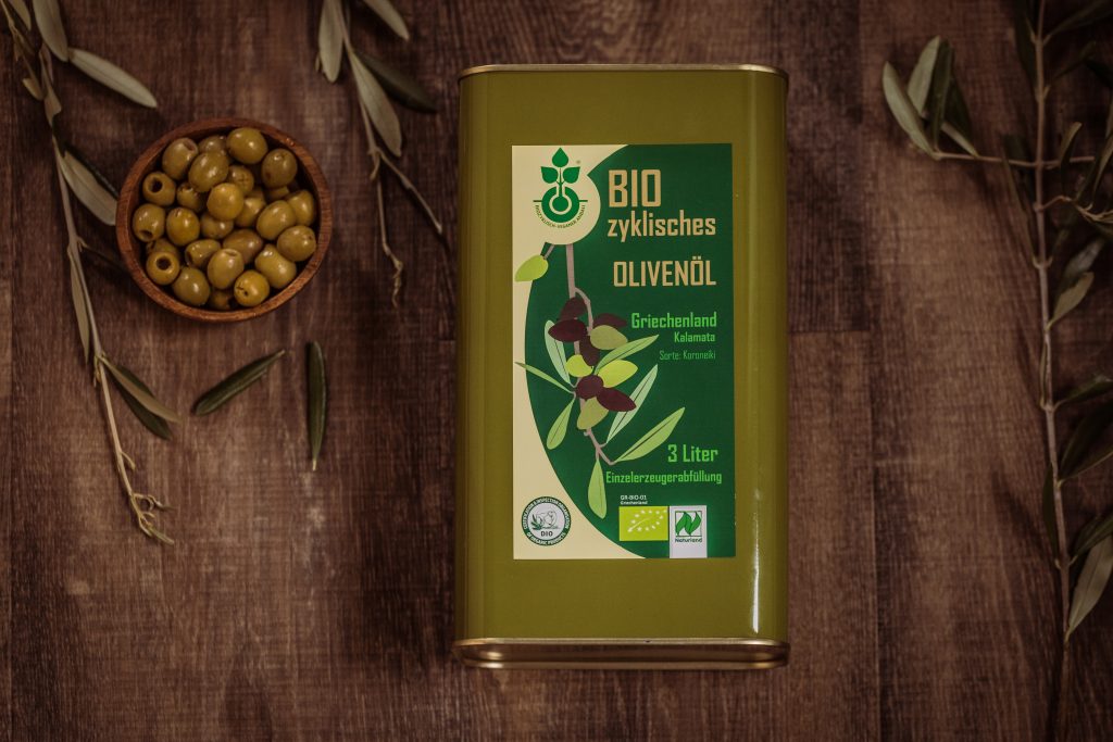 Hochwerties Bio-Olivenöl günstig im 3 Liter Kanister online bestellen